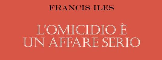 l'omicidio è un affare serio